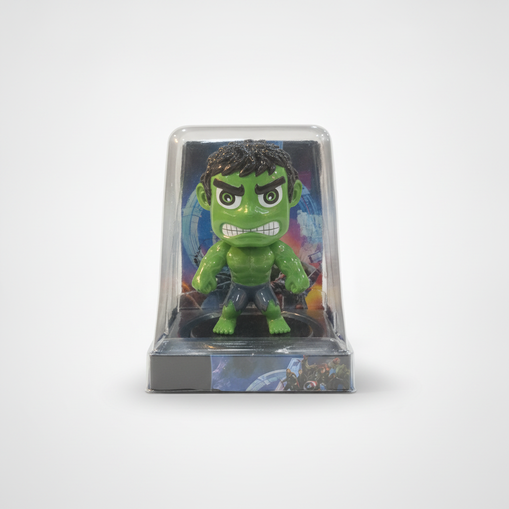 Marvel Hulk Mini Bobblehead Figure in Display Case
