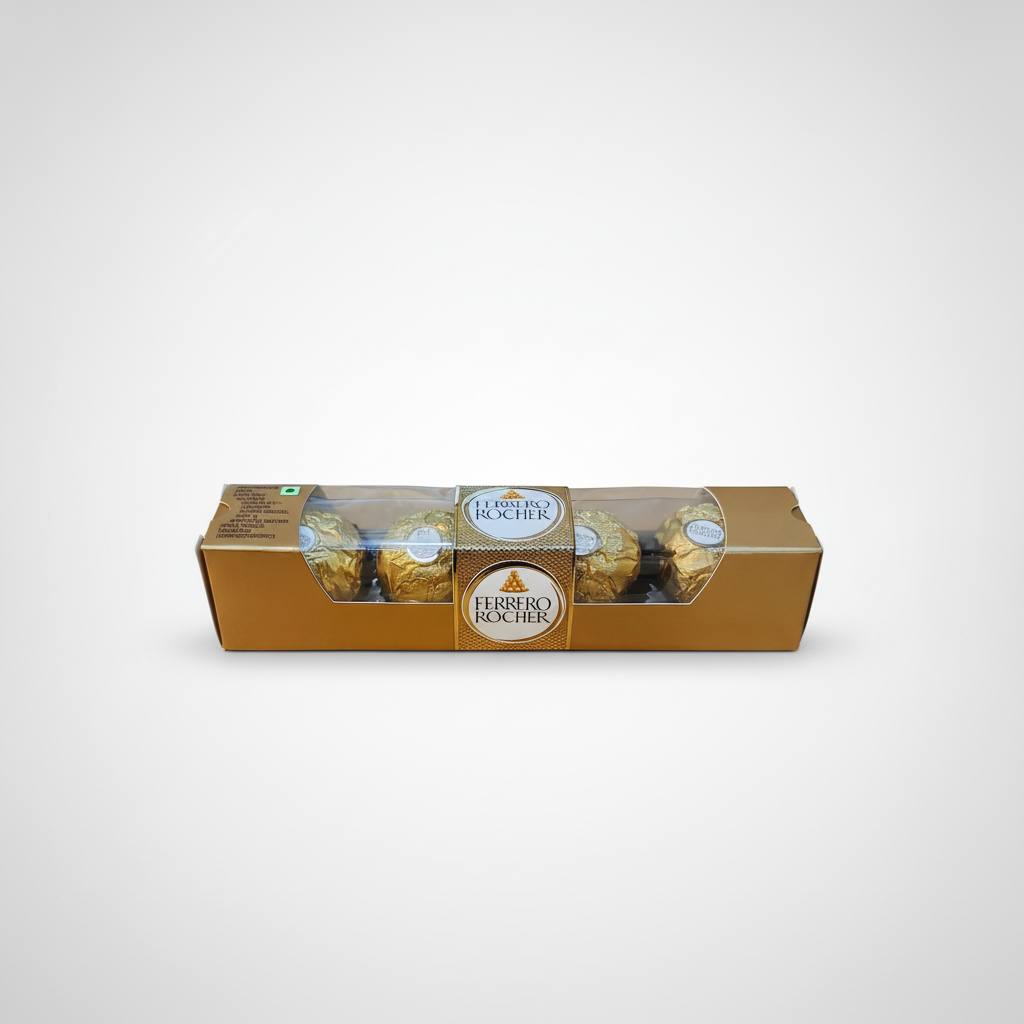 Ferrero Rocher Chocolates – Pack of 4 Golden Spheres
