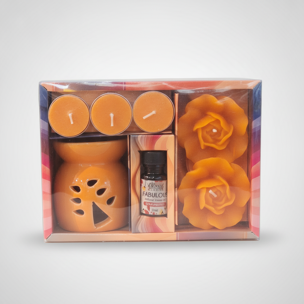 SKG Candles Fabulous Strawberry Aroma Gift Set