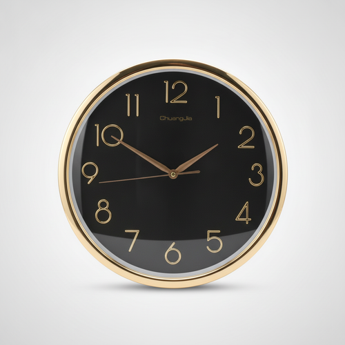 ChuangJia Gold Wall Clock – Modern Glam Timepiece