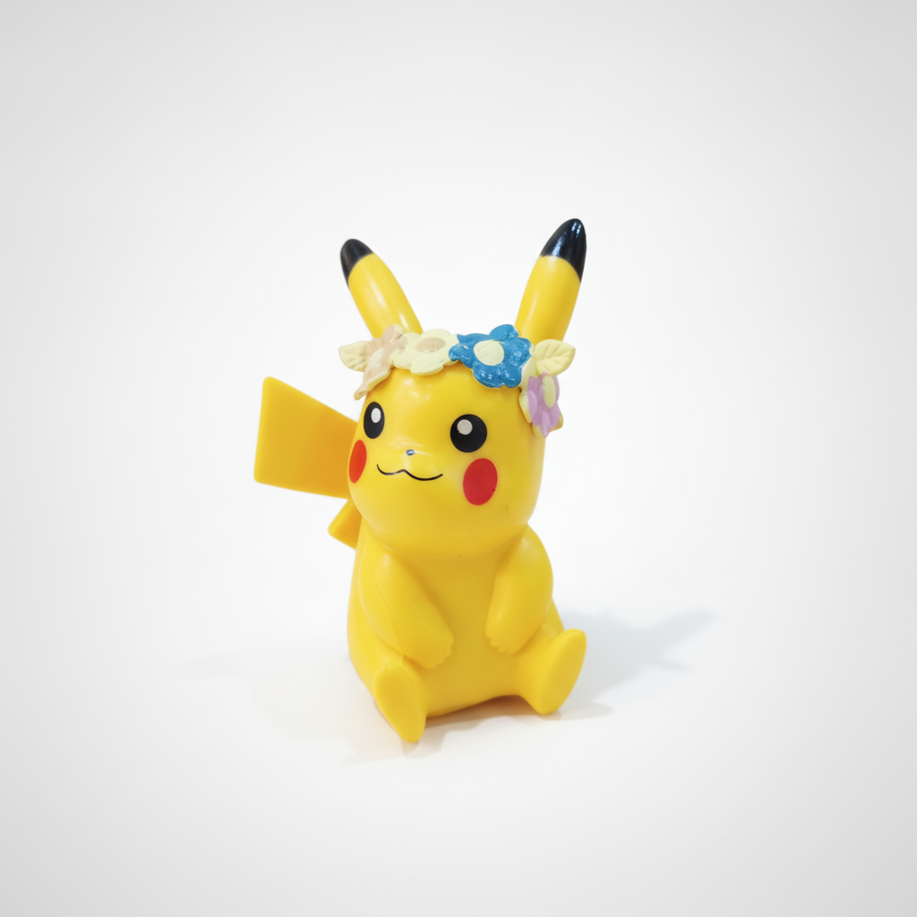 Pikachu Flower Crown Action Figure – Cute Pokémon Collectible