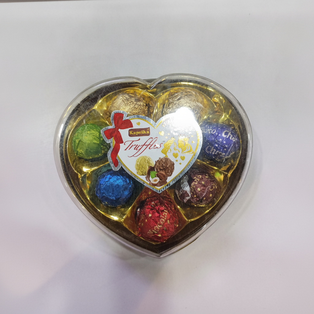 Kaprika Truffles Heart-Shaped Chocolate Gift Box