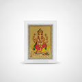 Ganesh Ji Gold Foil Frame with Crystal Border & Acrylic Case