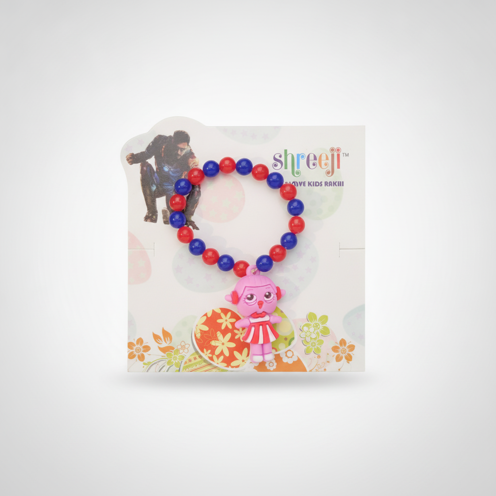 Shreeji Kids Rakhi Bracelet with Cute Cartoon Charm