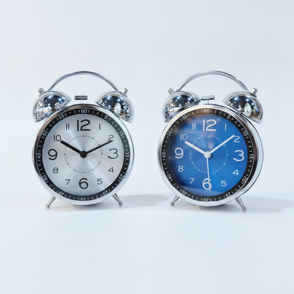 Retro Twin Bell Alarm Clock
