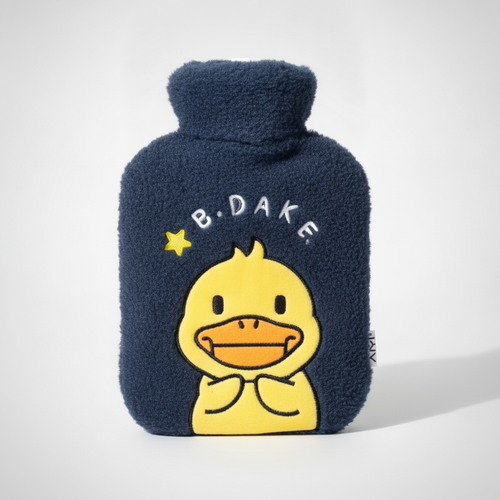B.DAKE Cute Duck Plush Hot Water Bottle Bag