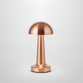 Mushroom Copper Table Lamp – Retro Cordless Desk Light