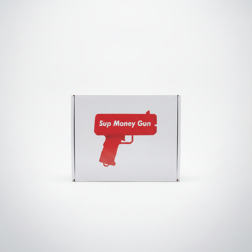 Sup Money Gun – Red Cash Shooter Party Toy