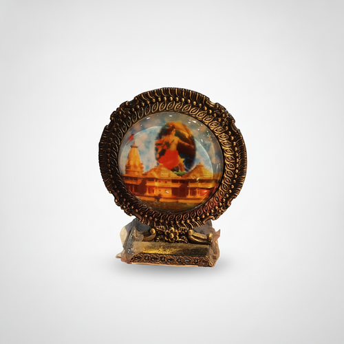 Ram Mandir Ayodhya Decorative Dome Frame Showpiece