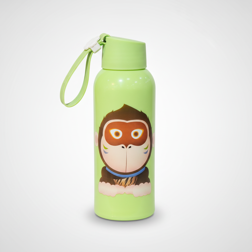 Kids' Gorilla Water Bottle – Fun Animal Design, 250ml