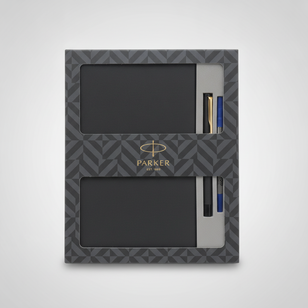 Parker Est. 1888 Pen & Diary Gift Set – Classic Black