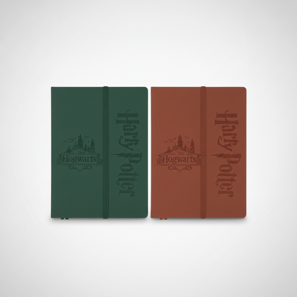 Harry Potter Hogwarts Embossed Journal Diary – Set of 2