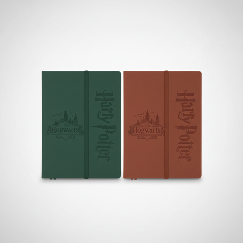 Harry Potter Hogwarts Embossed Journal Diary – Set of 2