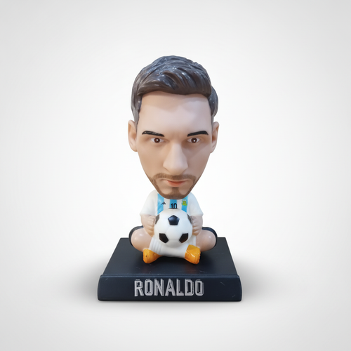 Football Star Bobblehead Figure with Display Base