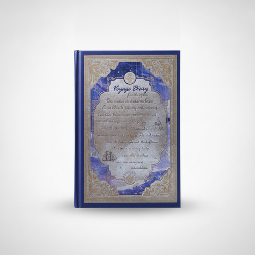 Voyage Diary – Hardcover Captain's Journal with Gold Foil