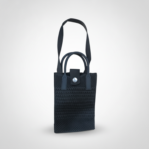 Phone Pixie Mini Crossbody Bag – Mesh Tote with Dual Handles