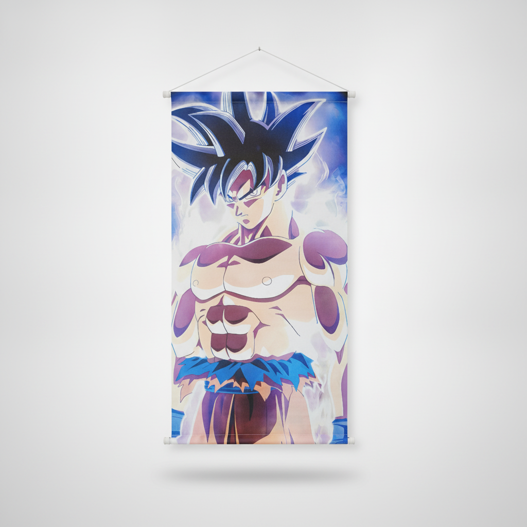 Dragon Ball Super Goku Ultra Instinct Wall Scroll Poster