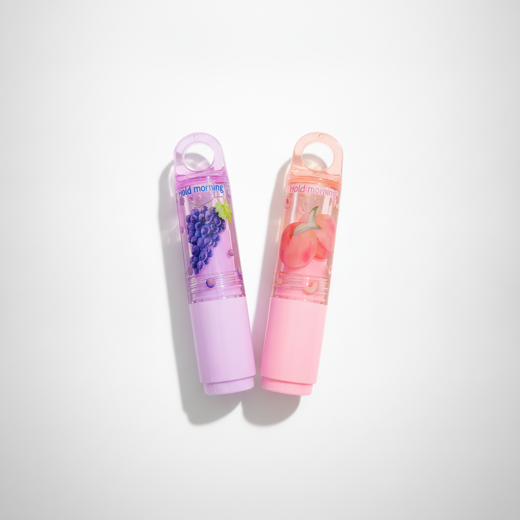 Glam Fair Kids Fruit Lip Balm – Grape & Peach (Set of 2)