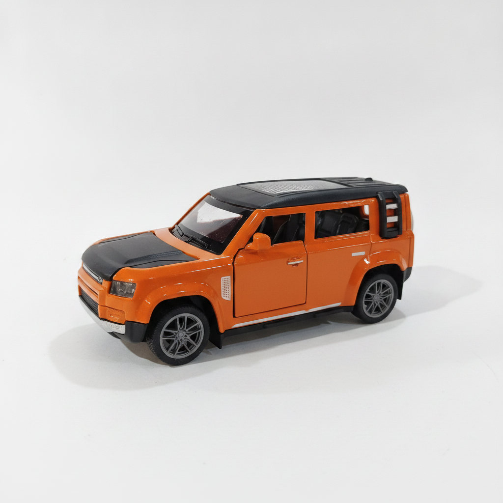 Land Rover Defender Die-Cast Toy Car with Lights & Music