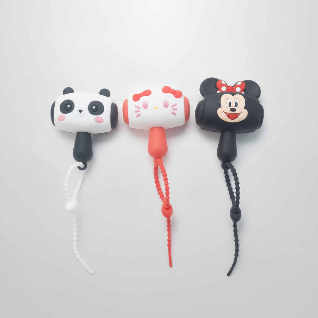 Cute Character Musical Keychain – Panda, Hello Kitty & Minnie