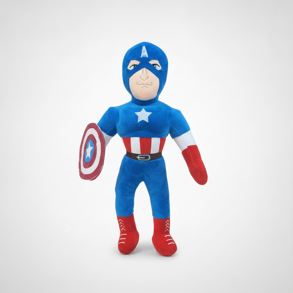 Captain America Soft Plush Toy with Shield | Marvel Hero
