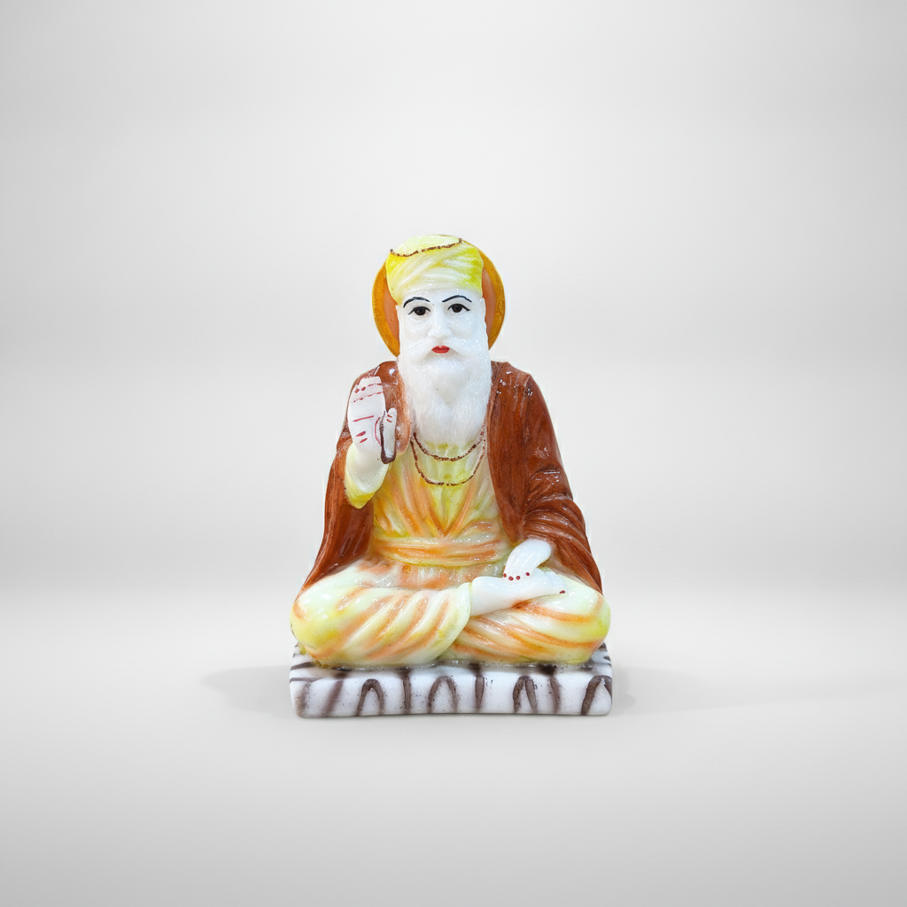 Guru Nanak Dev Ji Polyresin Statue – 7 Inch Figurine