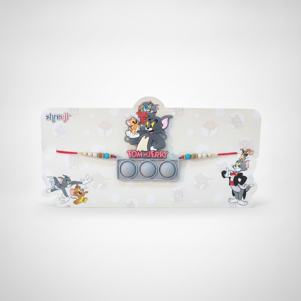 Tom & Jerry Pop-It Rakhi for Kids by Shreeji