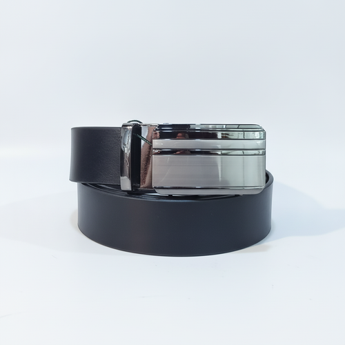Wrangler Men's Leather Belt with Automatic Buckle – 105 cm