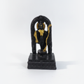 Ram Lalla Black & Gold Idol Statue with Arch — Ayodhya Style