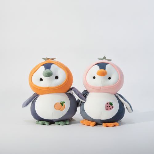 Fruit Penguin Plush Toy 35cm – Cute Stuffed Animal