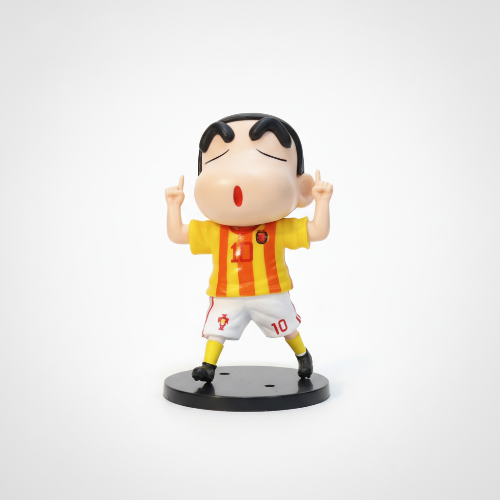 Shin-chan Soccer Action Figure – Number 10 Football Pose