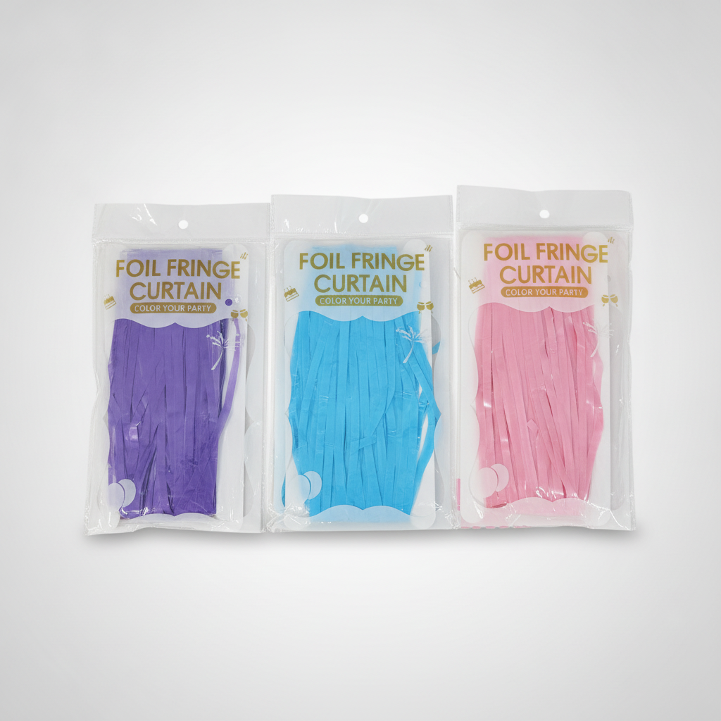 Foil Fringe Curtain Party Backdrop – Color Your Party