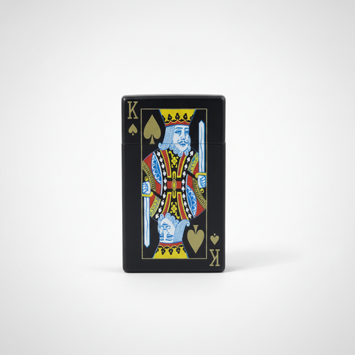 King of Spades Playing Card Design Pocket Lighter