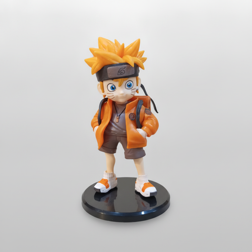 Naruto Uzumaki Chibi Action Figure with Display Base