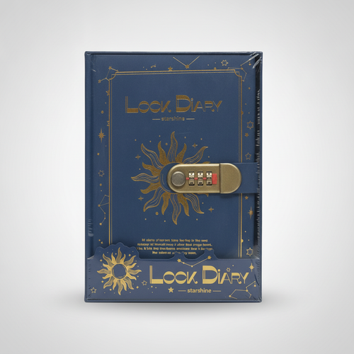Starshine Lock Diary – Secret Journal with Combination Lock
