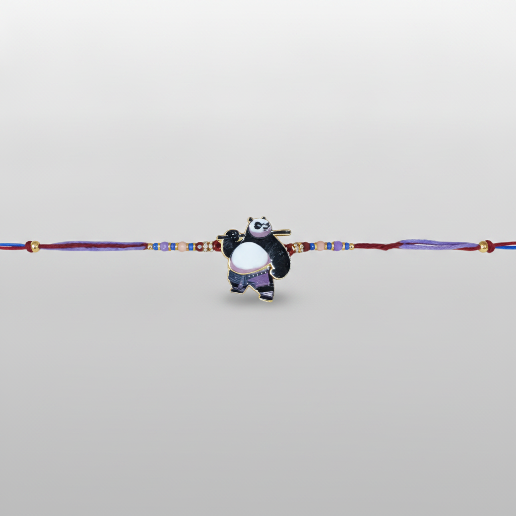 Kung Fu Panda Kids Rakhi – Cute Character Bracelet