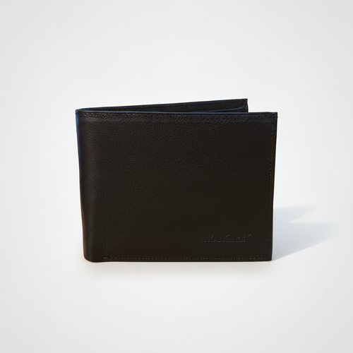 Wrangler Men's Black Leather Bifold Wallet