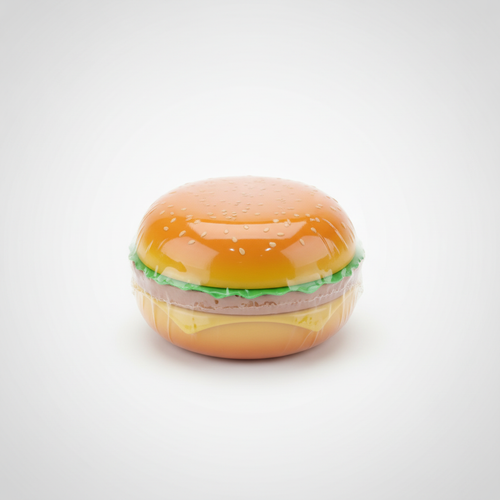 Burger-Shaped Kids Lunch Box – Fun Bento Container