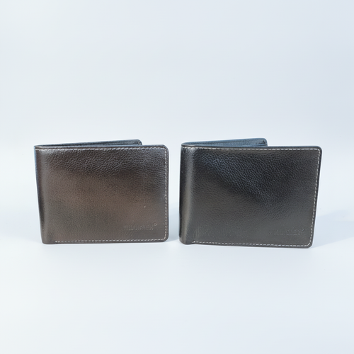 Wrangler Men's Genuine Leather Bifold Wallet