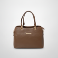 Wrangler Women's Olive Brown Leather Satchel Handbag