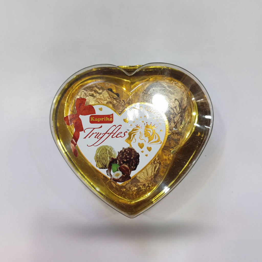 Kaprika Truffles Heart-Shaped Gift Box – Assorted Chocolates