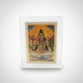 Lord Shiva Acrylic Photo Frame with Crystal Border