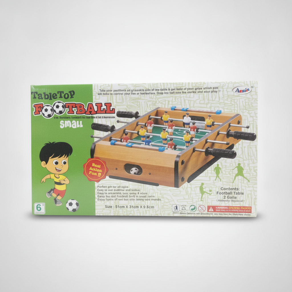 Annie TableTop Football Game – Small Foosball Table for Kids