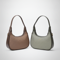 Exotic Crescent Shoulder Bag – Expandable Hobo Purse