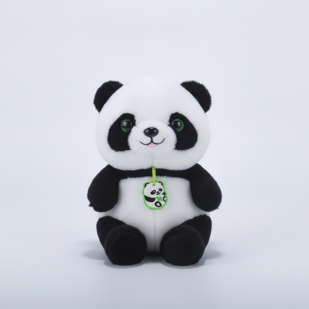 Adorable Panda Plush Stuffed Animal with Tag – 35 CM