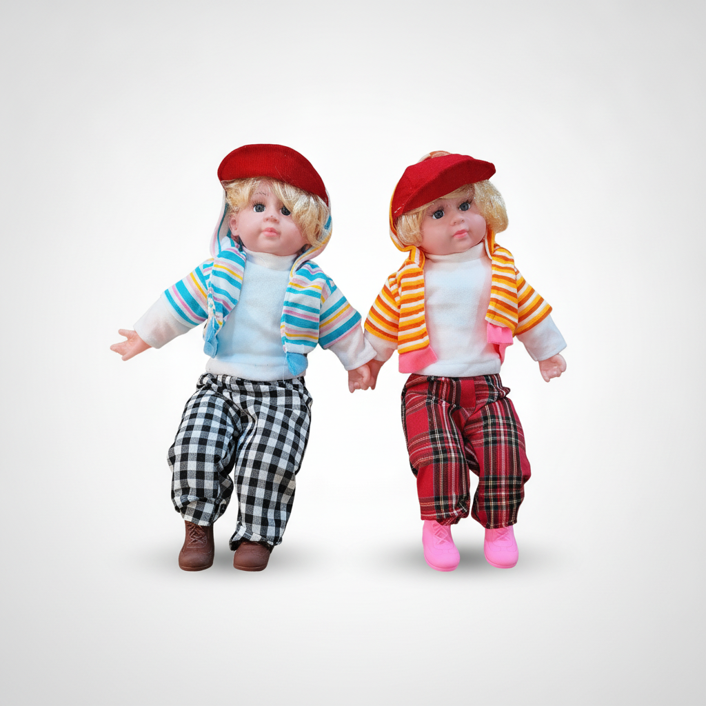 Musical Baby Doll with Outfit & Cap – Singing Toy Doll