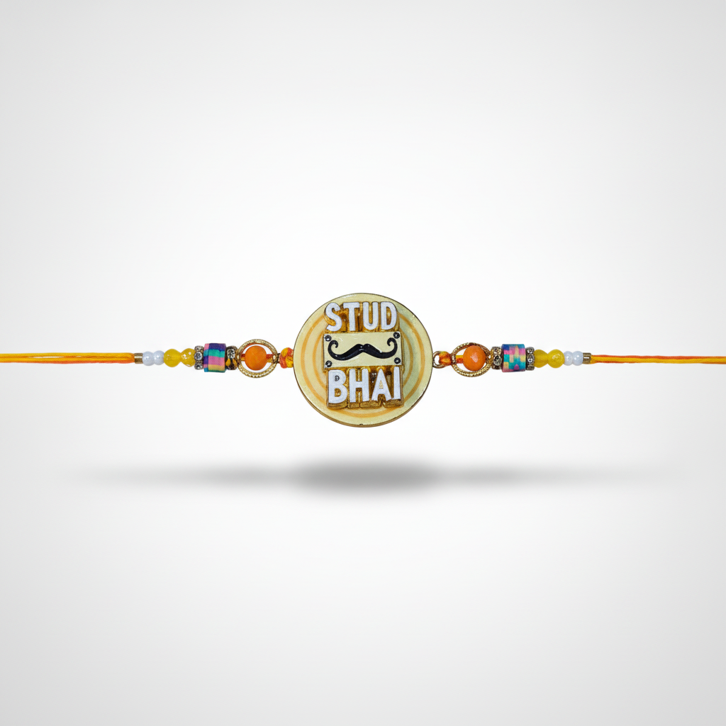 Stud Bhai Spinning Rakhi – Fun Raksha Bandhan Gift for Brother