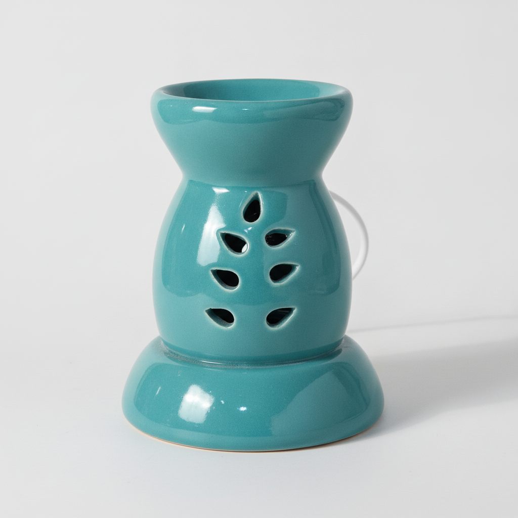 Teal Ceramic Electric Essential Oil Diffuser & Wax Warmer