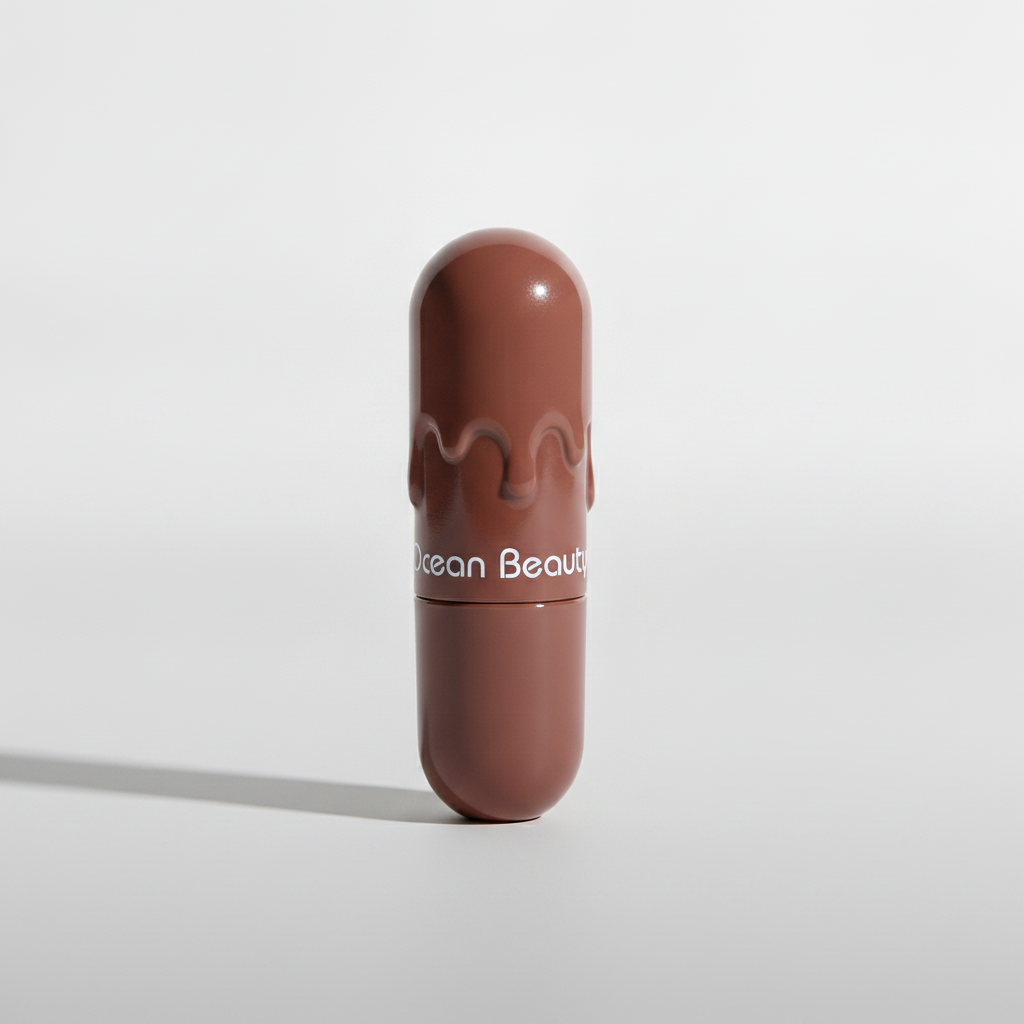 Ocean Beauty Waterproof Lipstick – Rich Chocolate Brown