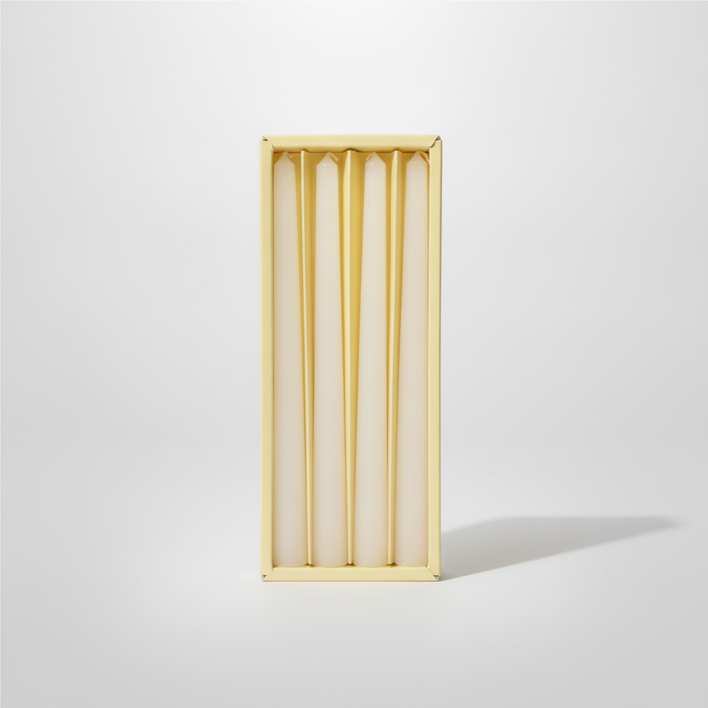 Classic White Taper Candles – Box of 6